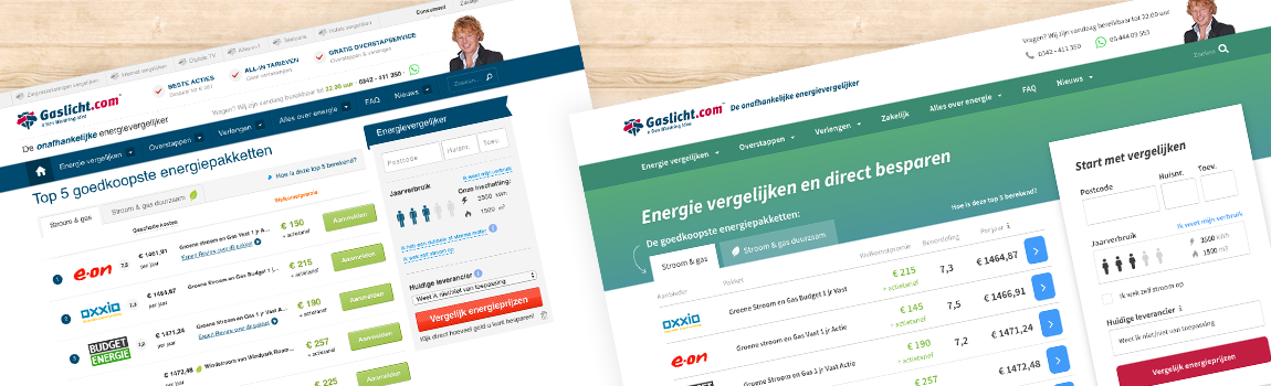 Gaslicht.com heeft een nieuwe look!