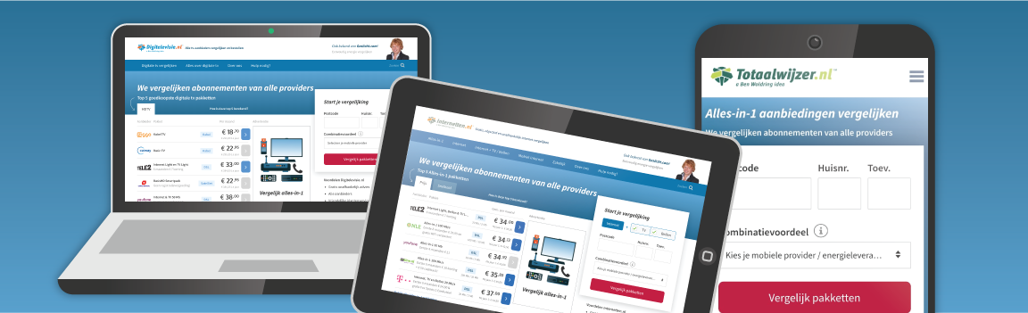 Een nieuwe look voor Internetten.nl. Digitelevisie.nl en Totaalwijzer.nl!