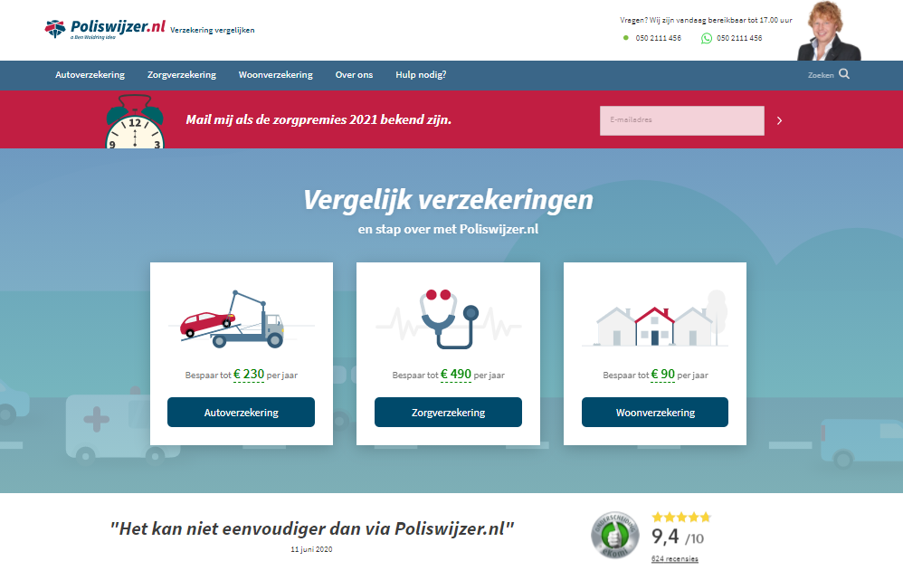 Screenshot Poliswijzer.nl